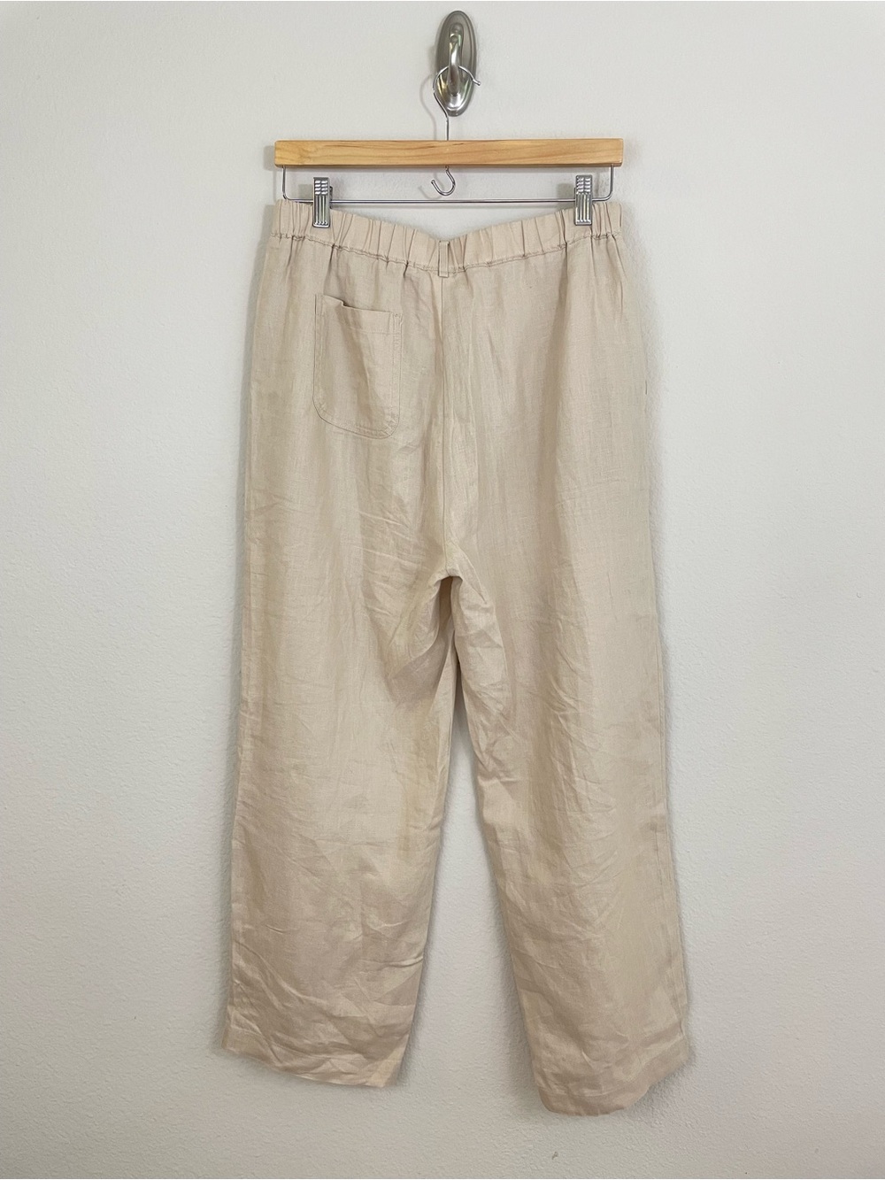 Quince Driftwood 100% Linen Pull On Pants Size Medium - Picture 7 of 9